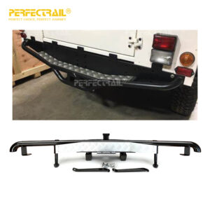 PERFECTRAIL Rear Tow Bar Step Bumper for Land Rover Defender